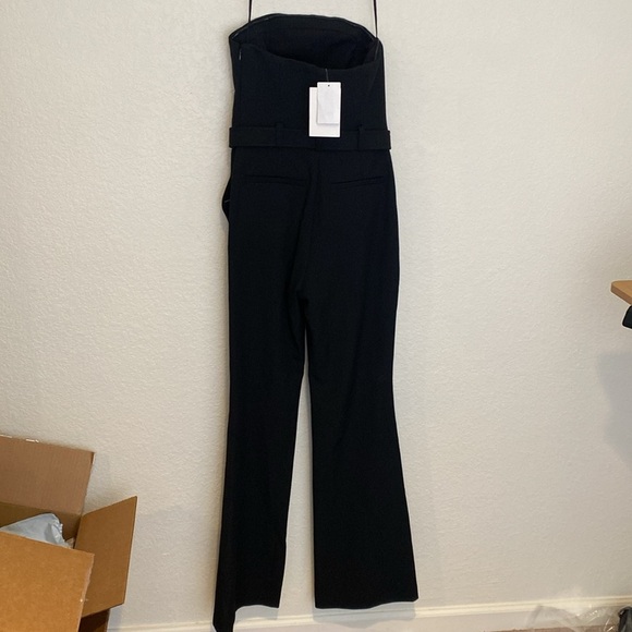 ALC Kate Black Strapless Belted Jumpsuit NWT - Picture 7 of 12